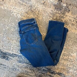 MOTHER Women's Straight Leg Jeans - Dark Blue